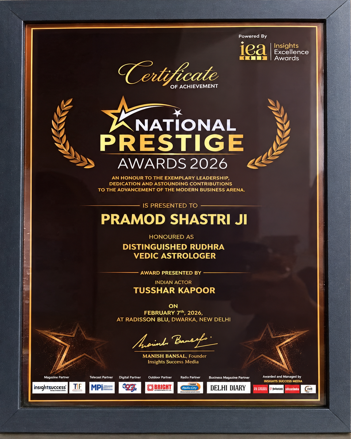 Award Certificate 3